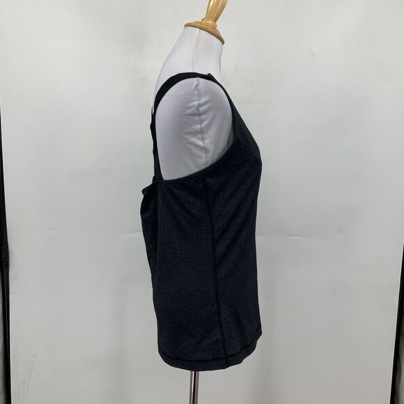 Pure NRG Athletics Tank Top Womens L Large Grey Built In Shelf Bra Padded Yoga - Picture 4 of 13